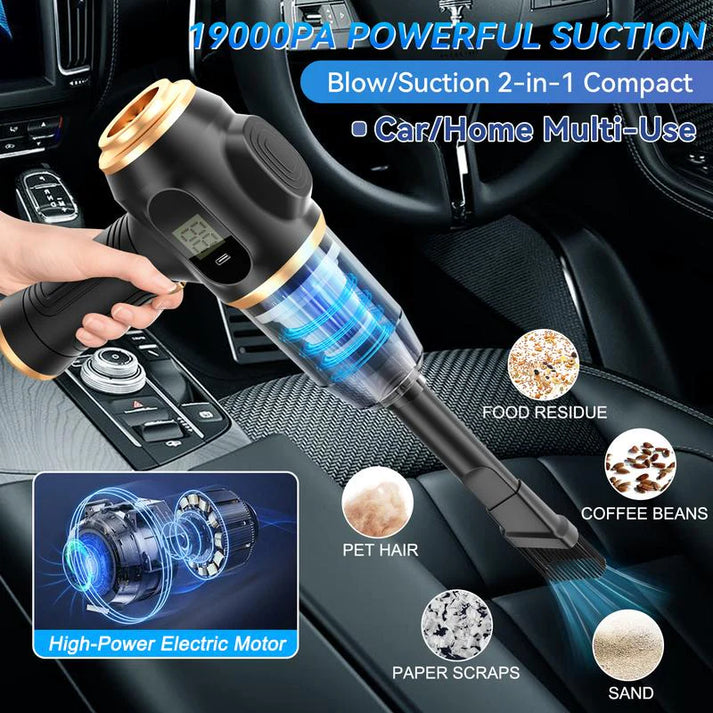 3 in 1 Portable Vacuum Cleaner Duster Blower Air Pump Wireless