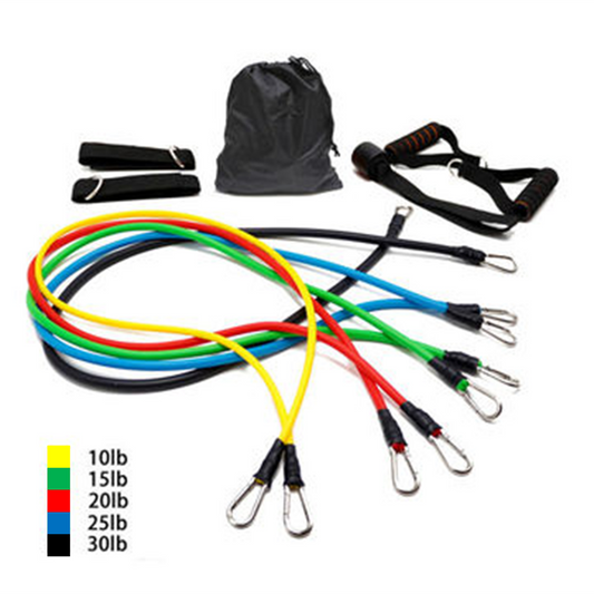 Resistance Bands Set Yoga Exercise Fitness Rubber Loop Tube Bands Gym Pilates Yoga