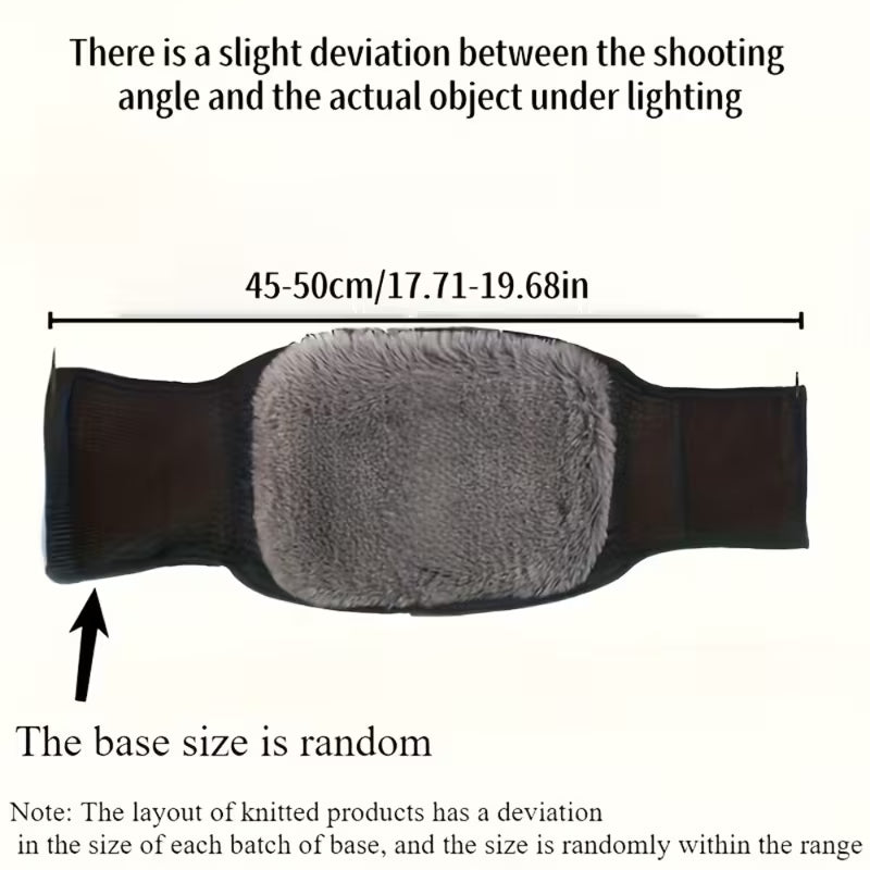 1 Pair Winter Thickened -Lined Knee Warmers