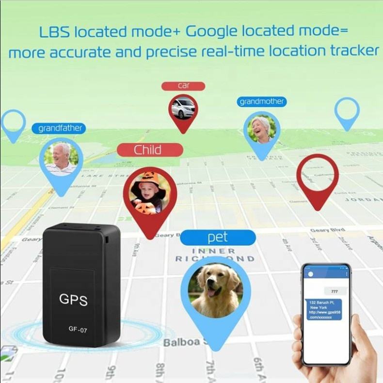 GPS Tracker GF-07 | Mini Magnetic Real-Time Locator Device