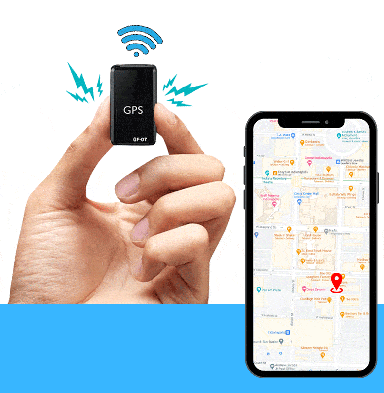 GPS Tracker GF-07 | Mini Magnetic Real-Time Locator Device