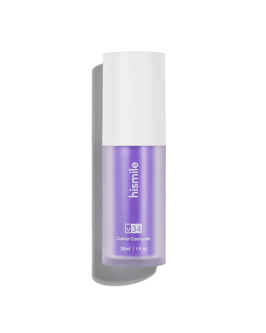 Hismile v34 Colour Corrector,Teeth Whitening Purple Toothpaste